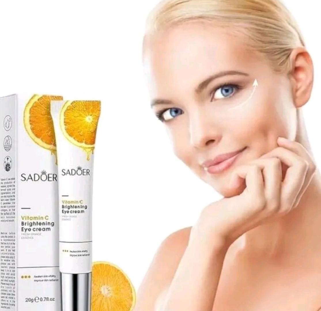 Vitamin C Eye Cream, Brightening Eye Cream, Moisturizing Eye Cream  Eye Cream Dark Circles Whitening Eye Cream Wrinkle Remover