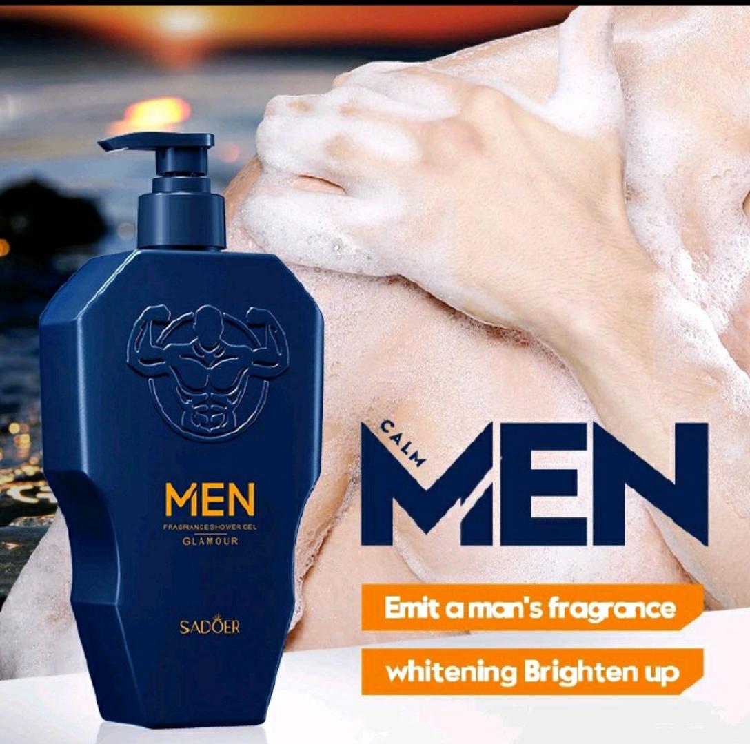 500ml SADOER Men's Exclusive Aromatherapy Shower Gel for Deep Cleansing, Refreshing & Invigorating Body Care Perfume