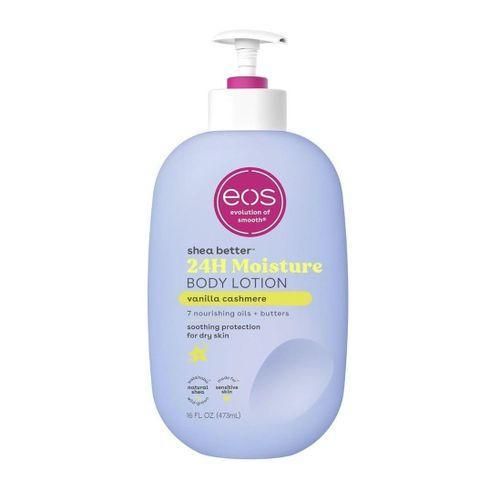 Eos Shea Better Vanilla Cashmere Body Lotion 24 Hour Moisture-Indulgent,Long-lasting Hydration