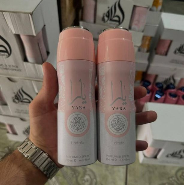 OFFER 2pcs Yara 200ml Deodorant Body Spray Lattafa Authentic
