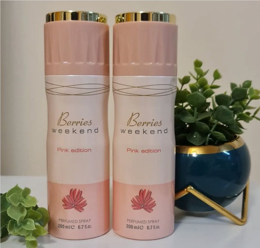 Berries Weekend Perfumed Body Spray – 200ML, Long-Lasting Fragrance for All-Day Freshness