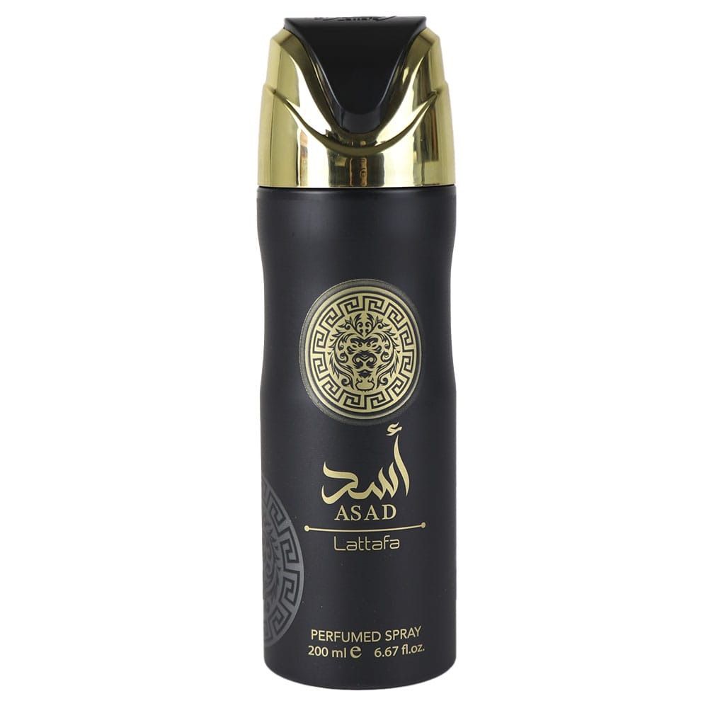 Asad Lattafa Perfumes for Men 200ML Deodorant Body Spray - Long-Lasting Fragrance & Refreshing Scent