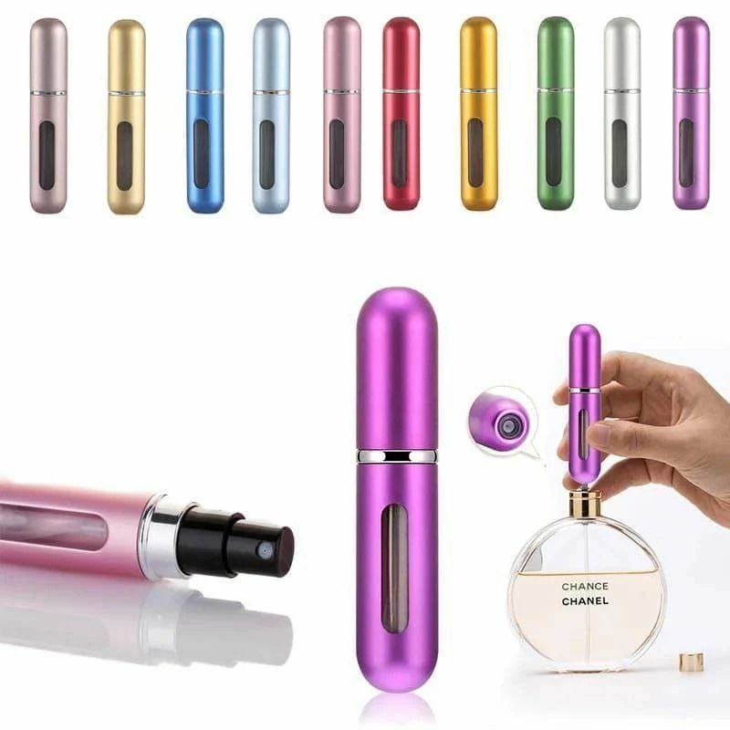 OFFER!! Travel Mini Perfume Refillable Atomizer, Portable Perfume Spray Container Bottle