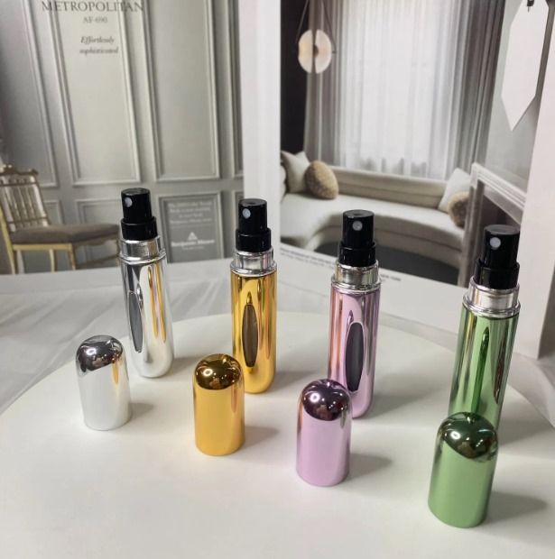 OFFER!! Travel Mini Perfume Refillable Atomizer, Portable Perfume Spray Container Bottle