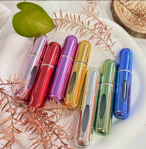 OFFER!! Travel Mini Perfume Refillable Atomizer, Portable Perfume Spray Container Bottle
