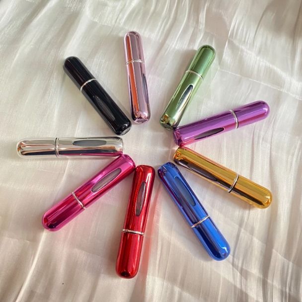OFFER!! Travel Mini Perfume Refillable Atomizer, Portable Perfume Spray Container Bottle
