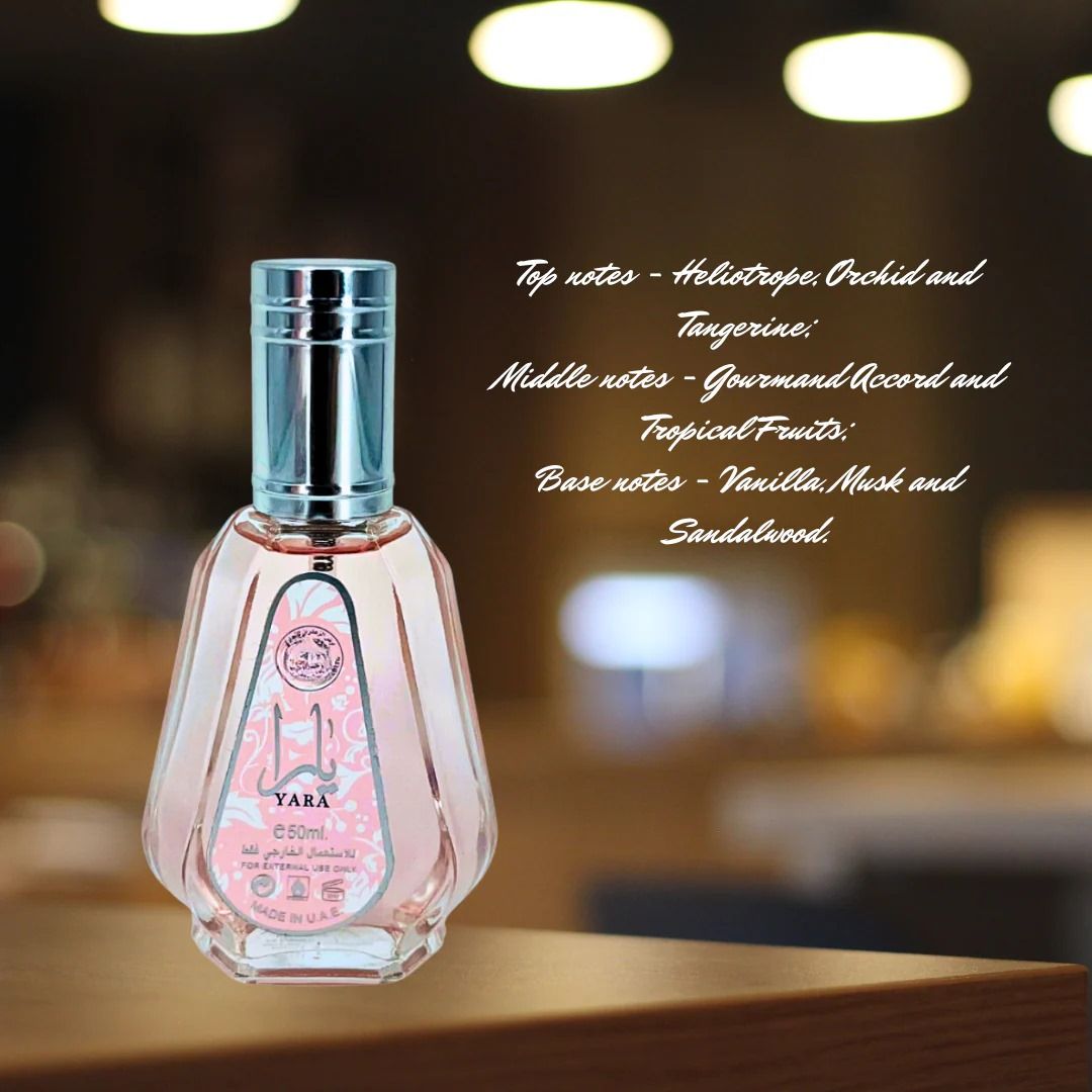 Choco Musk EDP-50ML (1.7Oz) by Al Rehab & Yara EDP-50 ML (1.7Oz) By Ard Al Zaafaran. (BUNDLE)
