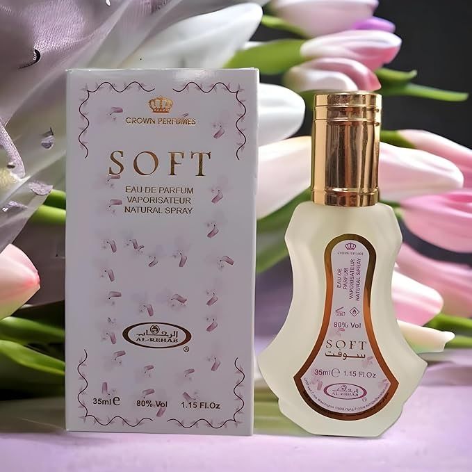 Choco Musk EDP 50ML (1.7Oz) by Al Rehab & Soft 35ML Perfume – Exquisite Fragrance Duo