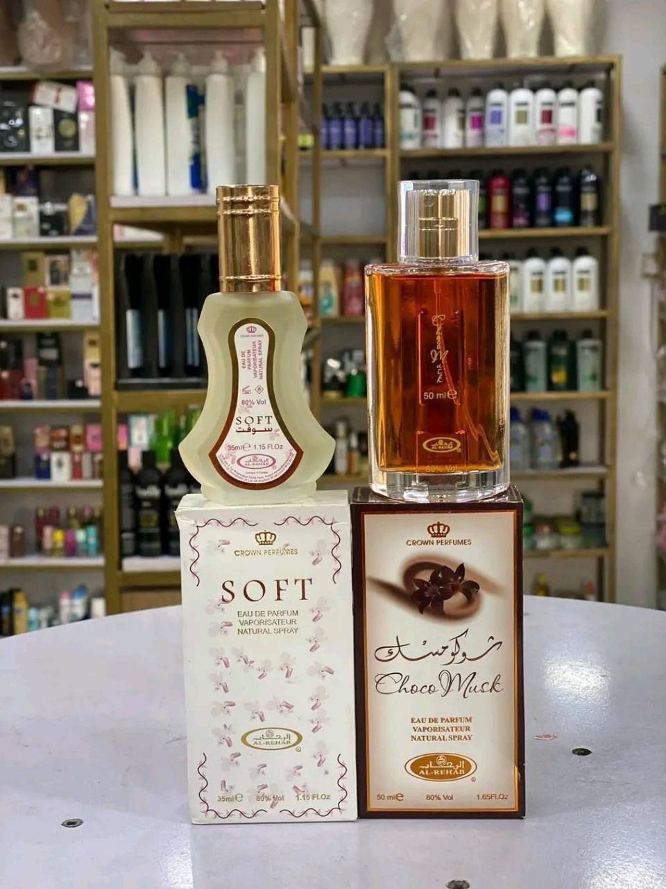 Choco Musk EDP 50ML (1.7Oz) by Al Rehab & Soft 35ML Perfume – Exquisite Fragrance Duo