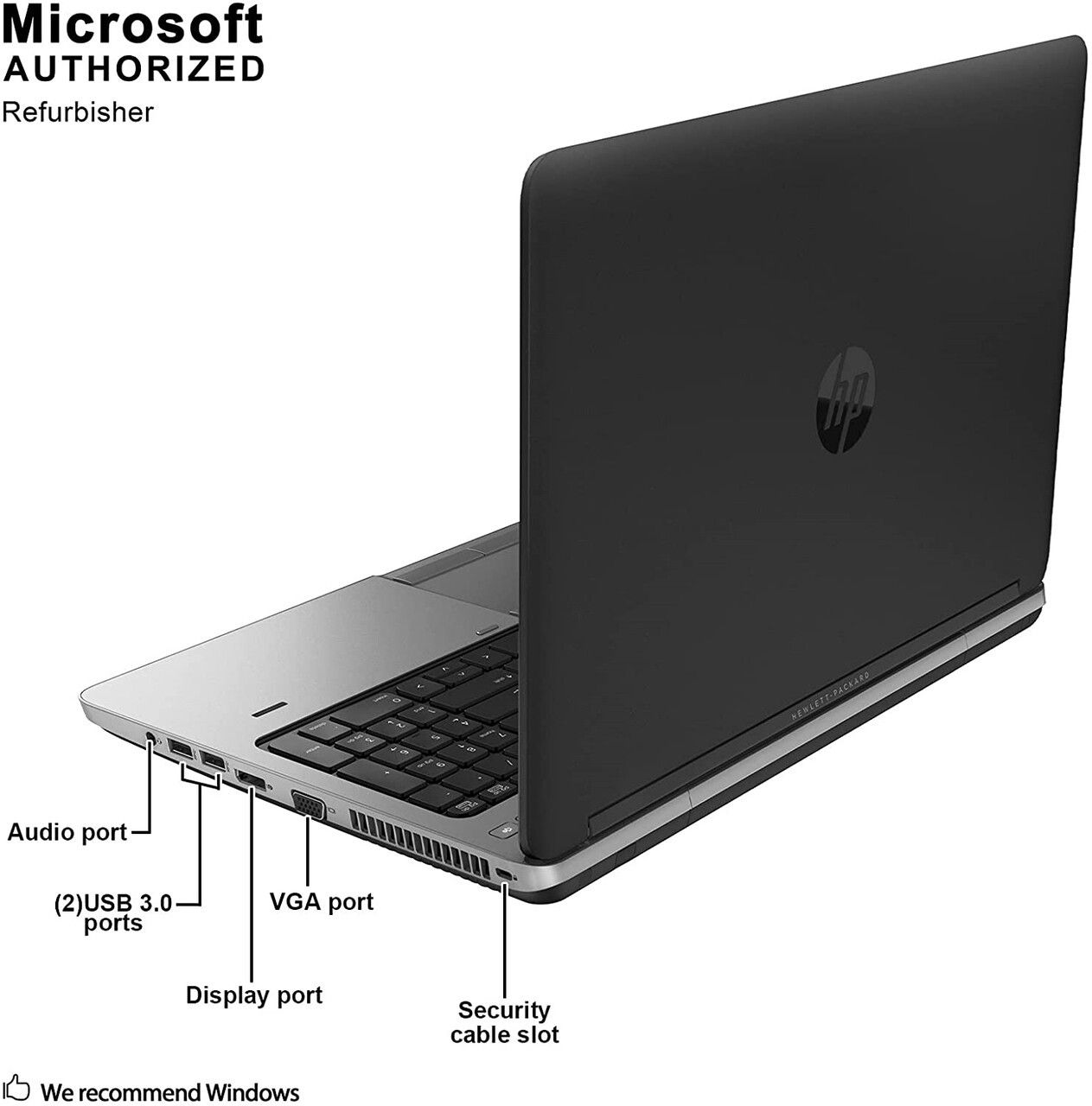 HP ProBook 640 G1 | Core i5 | 8GB RAM | 500GB HDD | DISK DRIVE | 14 inch Display | Refurbished Laptop Computer | Notebook