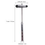 Buck Neurogical Reflex Testing Hammer with Needle and Brush (Black) PATELLA HAMMER
Buck Neurogical Reflex Testing Hammer with Needle and Brush (Black) PATELLA HAMMER
Buck Neurogical Reflex Testing Ham