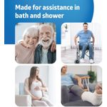 Shower Chair for Inside Shower, Heavy Duty, 350 lb Capacity, Adjustable Height, Non-Slip Seat with Padded Armrests & Back
Shower Chair for Inside Shower, Heavy Duty, 350 lb Capacity, Adjustable Height