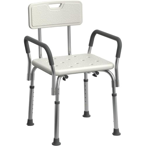 Shower Chair for Inside Shower, Heavy Duty, 350 lb Capacity, Adjustable Height, Non-Slip Seat with Padded Armrests & Back
Shower Chair for Inside Shower, Heavy Duty, 350 lb Capacity, Adjustable Height