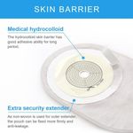 10 PCS Colostomy Bags Ostomy Supplies for Ileostomy Stoma Care One-Piece Ostomy Bag Barrier with Stripes Colonoscopy Colostomy Bag Max Cut 15-60mm Back Window
10 PCS Colostomy Bags Ostomy Supplies for