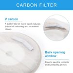 10 PCS Colostomy Bags Ostomy Supplies for Ileostomy Stoma Care One-Piece Ostomy Bag Barrier with Stripes Colonoscopy Colostomy Bag Max Cut 15-60mm Back Window
10 PCS Colostomy Bags Ostomy Supplies for