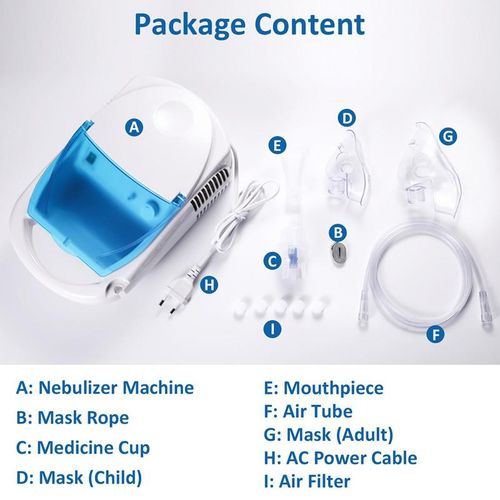 Household Health Medical Nebulizers Machine Portable Compressor Nebulizer for Asthma Breathing Coach with mouthpiece & mask, low noise compression.
Household Health Medical Nebulizers Machine Portable