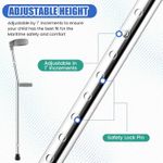 1 Pair Forearm/elbow Crutches for Adults Aluminum Adult Crutches Gray Adjustable Crutches for Men Women, 300 Lb. Weight Capacity, Height Adjustment
1 Pair Forearm/elbow Crutches for Adults Aluminum