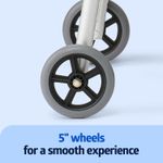 Lightweight Two Button Folding Walker with 5" Wheels, Aluminum Frame-Walking frame with wheels
Lightweight Two Button Folding Walker with 5" Wheels, Aluminum Frame-Walking frame with wheels
Lightweigh
