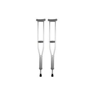 Aluminum Crutches for Adults and Children – Pair of Lightweight, Height Adjustable Crutches – Includes Padded Underarm Cushions, Hand Grips, & Rubber Tips – Max. Weight Capacity 300 lb.
Aluminum