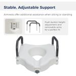 2-in-1 Raised Toilet Seat with Removable Padded Arms, Standard Seat
toilet raiser,2-in-1 Raised Toilet Seat with Removable Padded Arms, Standard Seat
2-in-1 Raised Toilet Seat with Removable Padded Ar