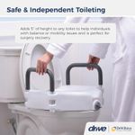 2-in-1 Raised Toilet Seat with Removable Padded Arms, Standard Seat
toilet raiser,2-in-1 Raised Toilet Seat with Removable Padded Arms, Standard Seat
2-in-1 Raised Toilet Seat with Removable Padded Ar