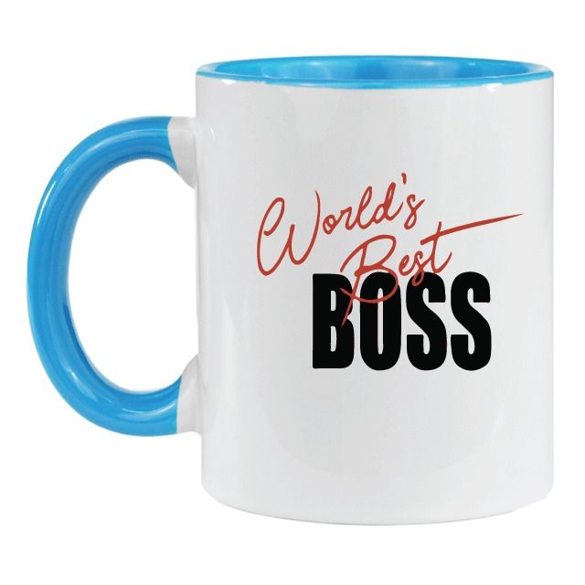 World’s Best Boss Customized Coffee Mug