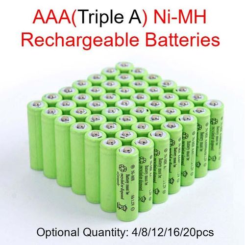 AAA Rechargeable Batteries 1.2V NI-MH Cell Triple A Battery Nimh Power Radio MP3 LED Torch Toy Camera Remote Microphone Laser Pointer