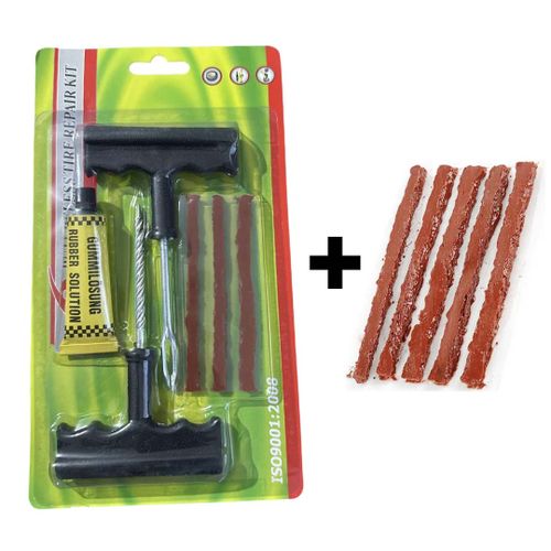 11pcs Tubeless Tyre Tire Puncture Repair Kit Patch