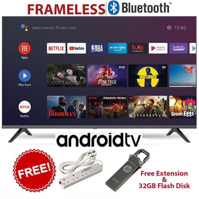 TCL 43" Inch-S5400S - FHD,GOOGLE TV, Smart & Digital TV,Bluetooth TV,Frameless+EXTENSION&32GB FLASH DISK
