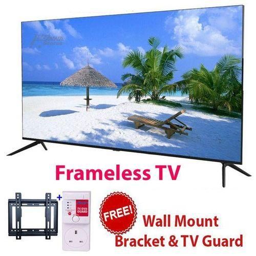Vitron 75" Inch WebOS Voice Control 4K UHD Frameless Smart Android TV Inbuilt Decoder Television Bluetooth, Netflix and YouTube +FREE TV Guard+Bracket and One Year Warranty