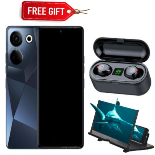 Tecno CAMON 20, 6.67", 256GB + 8GB, 64MP, (Dual SIM), 5000mAh + Magnifier & Buds