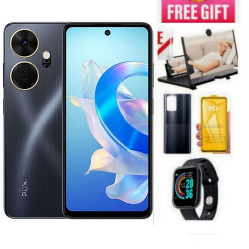 Itel P55+ (Plus) 6.6-INCHES, HD ,UPTO 16GB RAM,128GB Storage, Android 13,50MP+MAGNIFIER S WATCH