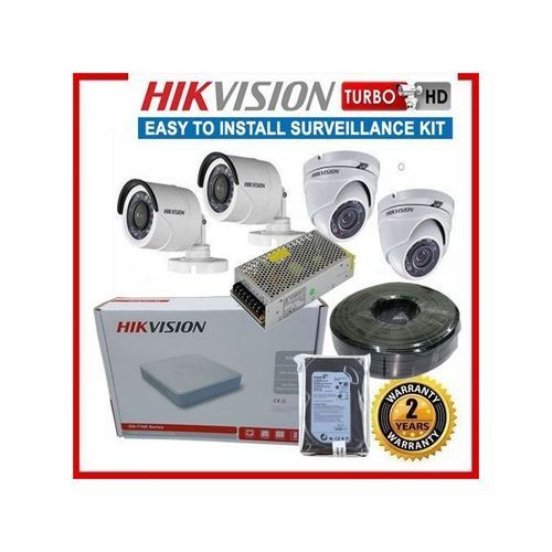 Hikvision 4 Turbo HD 1080P Full HD CCTV Complete Kit Package