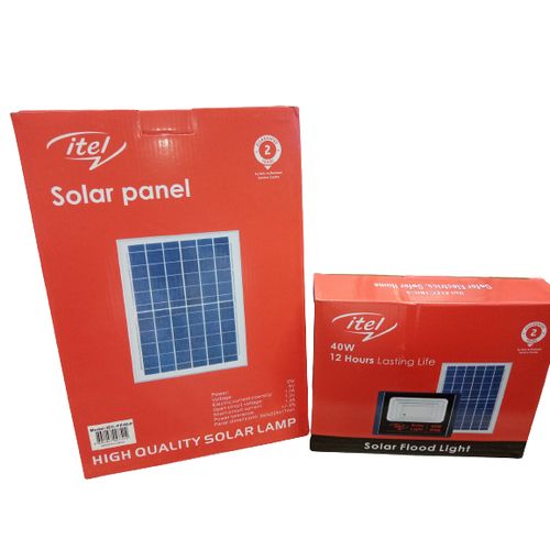 Itel 40W 12Hours Lasting Life SOLAR FLOODLIGHT
