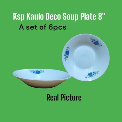 Deco Soup Plate 8" 6pcs