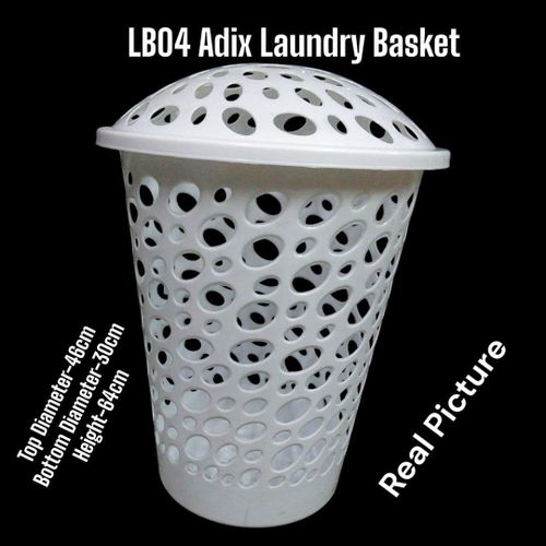Adix Laundry Basket With Lid 1pc