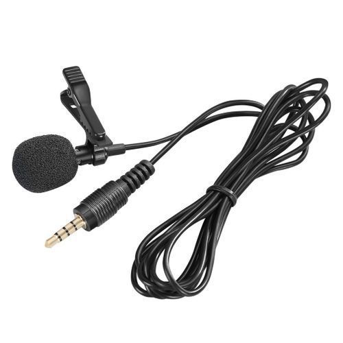 Phone Microphone Mini Portable Clip-on Lapel Lavalier Hands-free 3.5mm Jack Public Address System