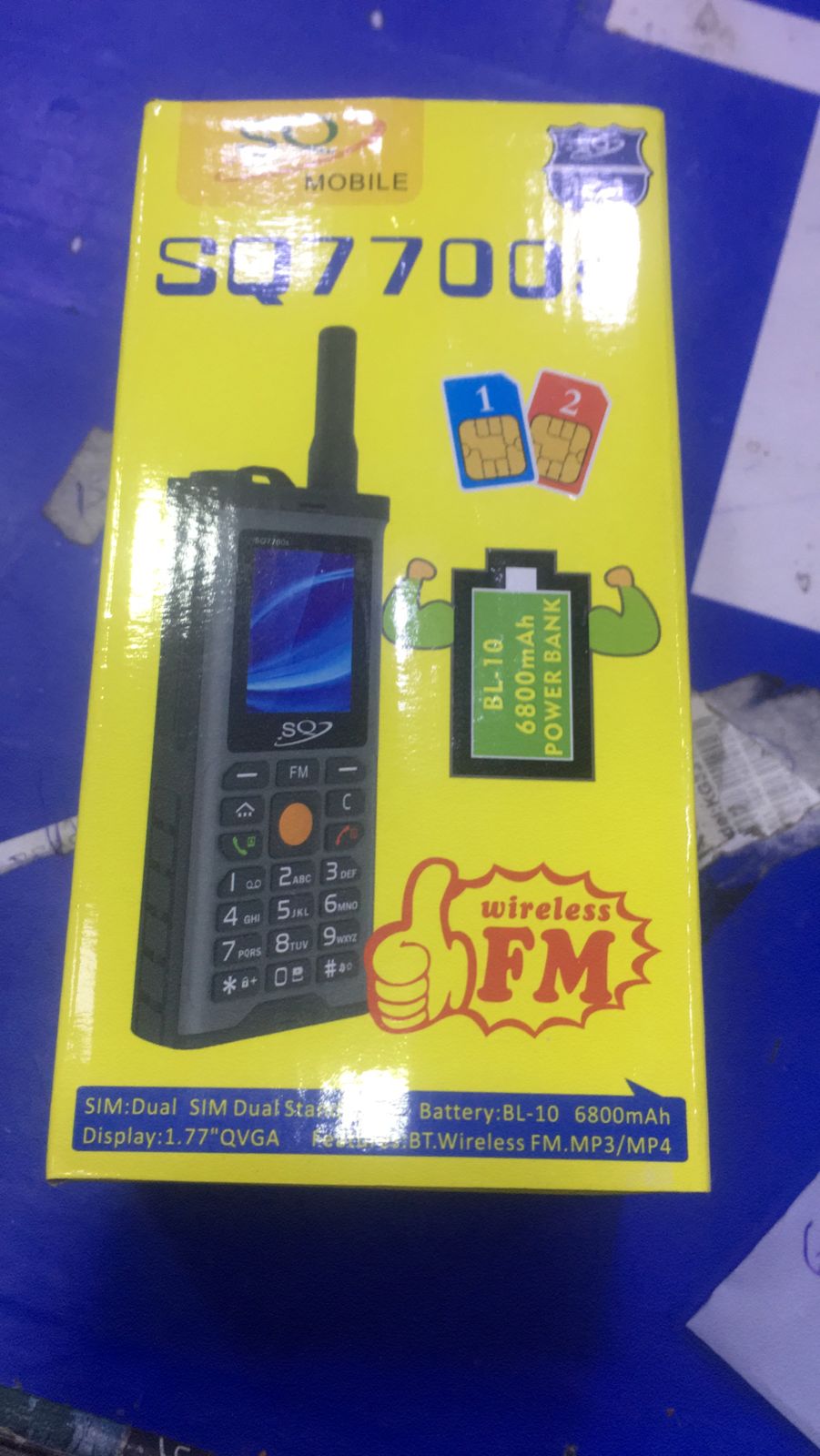 SQ SQ7700s, dual SIM, Feature Phone