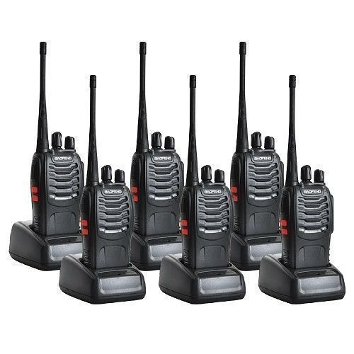 Baofeng 3 To 5KM Range Radio Calls Walkie Talkie -6 Pieces