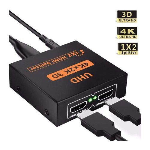 1X2 1 In 2 Out HDMI Splitter Video Amplifier Repeater