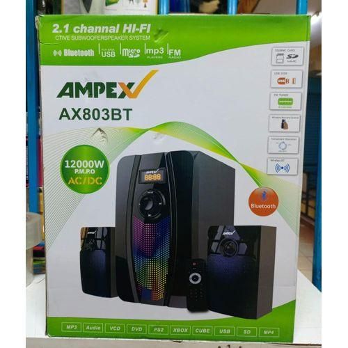 Ampex 12000W PMPO , Bluetooth, FM ,USB , SD , 2.1CH MULTIMEDIA SPEAKER SYSTEM Woofer System Stock 1