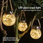 Solar Mason Jar Lights 20 LED Waterproof Fairy Firefly Jar Lids String Lights