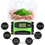 Solarmax 30A Solar Charger Controller, 12V/24V Solar Panel Intelligent Regulator With Dual USB Port And PWM LCD Display