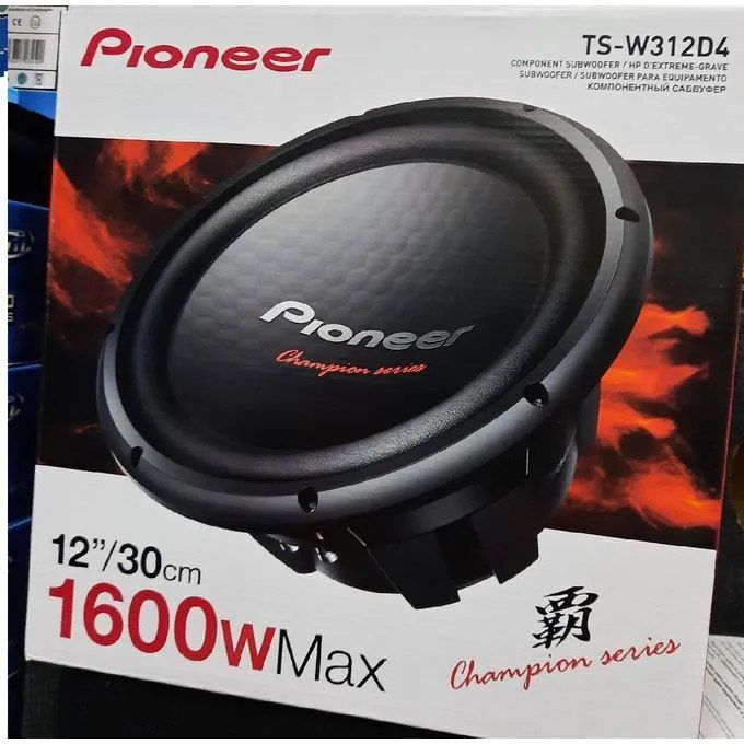 Pioneer 12 INCH PIONEER 1600 WATTS DOUBLE COIL BASS SUBWOOFER...13750 KES