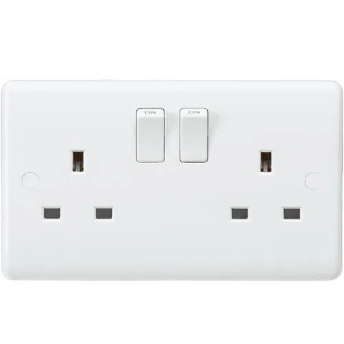 Dp Light Double Twin Wall Socket Box 250V 13A