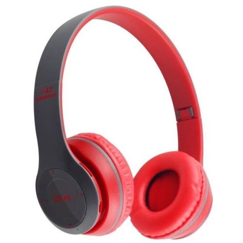 P47 Wireless Bluetooth Headphones - Red
