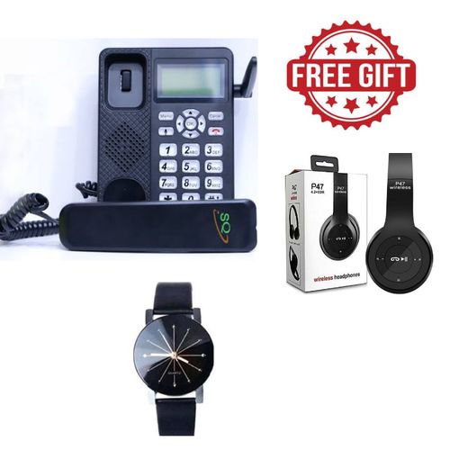 SQ LS 810 Desktop Wireless //Telephone GSM Fixed Phone /FREE GIFTS