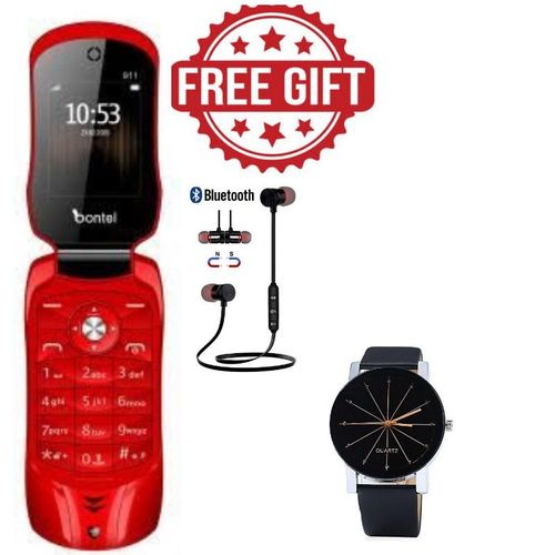 Bontel CELL PHONE 911//DUAL SIM//FLIP PHONE//FREE GIFT