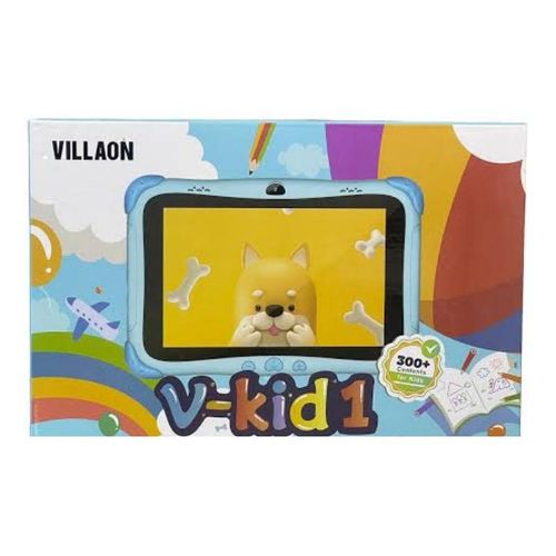 VILLAON V-KIDS1 TABLET//SCREEN DISPLAY 8.0//4000MAH BATTERY//32+2GB//BLUE