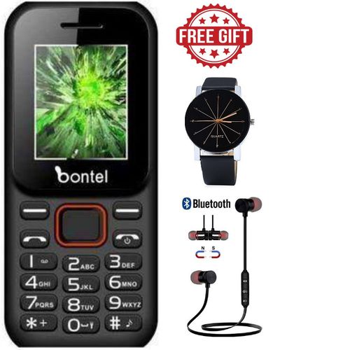 Bontel L200, Dual Sim- Blackfree Gifts